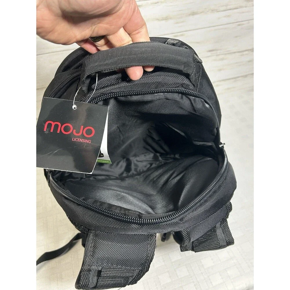 NEW! MOJO Milwaukee Bucks NBA Basketball Laptop Black Backpack Bag School Hiking
